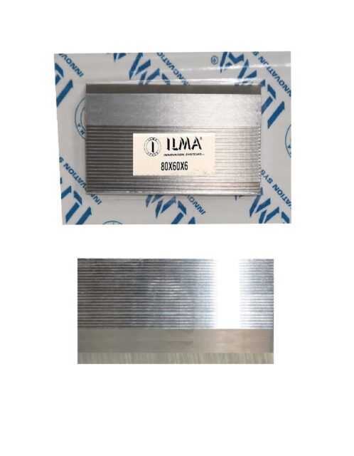 Нож бланкетный с насечкой HSS 80х60х6, H80606 пр
