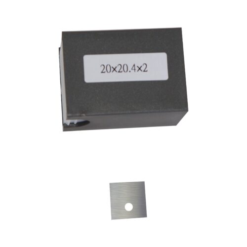 Пластина твердосплавная 20x20.4x2/h6.5/d4.2 90° HW FK08, 202042FK08 90° 6,5/4,2